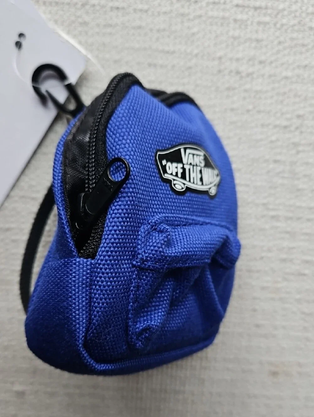 Vans Royal Blue Mini Bagcharm with 'Off The Wall' Logo